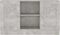 vidaXL - Dressoir - 120x30,5x70 - cm - bewerkt - hout - betongrijs