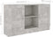 vidaXL - Dressoir - 120x30,5x70 - cm - bewerkt - hout - betongrijs
