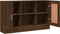 vidaXL - Dressoir - 120x30,5x70 - cm - bewerkt - hout - bruin - eikenkleur