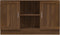 vidaXL - Dressoir - 120x30,5x70 - cm - bewerkt - hout - bruin - eikenkleur