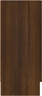 vidaXL - Dressoir - 120x30,5x70 - cm - bewerkt - hout - bruin - eikenkleur