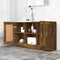 vidaXL - Dressoir - 120x30,5x70 - cm - bewerkt - hout - gerookt - eikenkleurig