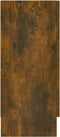 vidaXL - Dressoir - 120x30,5x70 - cm - bewerkt - hout - gerookt - eikenkleurig