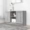 vidaXL - Dressoir - 120x30,5x70 - cm - bewerkt - hout - grijs - sonoma - eikenkleurig