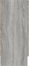 vidaXL - Dressoir - 120x30,5x70 - cm - bewerkt - hout - grijs - sonoma - eikenkleurig