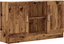 vidaXL - Dressoir - 120x30,5x70 - cm - bewerkt - hout - oud - houtkleurig