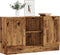 vidaXL - Dressoir - 120x30,5x70 - cm - bewerkt - hout - oud - houtkleurig