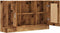 vidaXL - Dressoir - 120x30,5x70 - cm - bewerkt - hout - oud - houtkleurig