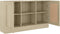 vidaXL - Dressoir - 120x30,5x70 - cm - bewerkt - hout - sonoma - eikenkleurig
