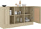 vidaXL - Dressoir - 120x30,5x70 - cm - bewerkt - hout - sonoma - eikenkleurig