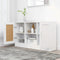 vidaXL - Dressoir - 120x30,5x70 - cm - bewerkt - hout - wit