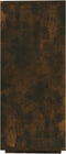 vidaXL - Dressoir - 120x30x75 - cm - bewerkt - hout - gerookt - eikenkleurig