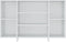 vidaXL - Dressoir - 120x30x75 - cm - bewerkt - hout - hoogglans - wit