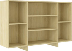 vidaXL - Dressoir - 120x30x75 - cm - bewerkt - hout - sonoma - eikenkleurig