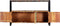 vidaXL - Dressoir - 120x30x75 - cm - massief - gerecycled - hout