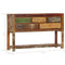 vidaXL - Dressoir - 120x30x75 - cm - massief - gerecycled - hout