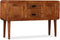 vidaXL - Dressoir - 120x30x75 - cm - massief - hout - met - honingafwerking