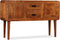 vidaXL - Dressoir - 120x30x75 - cm - massief - hout - met - honingafwerking