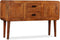 vidaXL - Dressoir - 120x30x75 - cm - massief - hout - met - honingafwerking