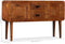 vidaXL - Dressoir - 120x30x75 - cm - massief - hout - met - honingafwerking