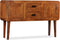 vidaXL - Dressoir - 120x30x75 - cm - massief - hout - met - honingafwerking