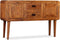 vidaXL - Dressoir - 120x30x75 - cm - massief - hout - met - honingafwerking