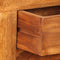 vidaXL - Dressoir - 120x30x75 - cm - massief - hout - met - honingafwerking