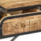 vidaXL - Dressoir - 120x30x75 - cm - massief - mangohout