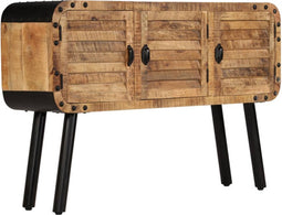 vidaXL - Dressoir - 120x30x76 - cm - massief - mangohout