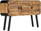 vidaXL - Dressoir - 120x30x76 - cm - massief - mangohout