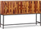 vidaXL - Dressoir - 120x30x80 - cm - massief - sheeshamhout