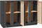 vidaXL - Dressoir - 120x35x80 - cm - massief - grenenhout - grijs