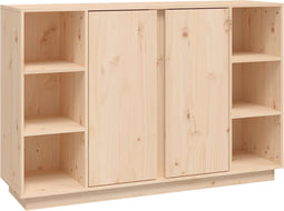 vidaXL - Dressoir - 120x35x80 - cm - massief - grenenhout
