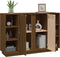 vidaXL - Dressoir - 120x35x80 - cm - massief - grenenhout - honingbruin