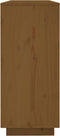 vidaXL - Dressoir - 120x35x80 - cm - massief - grenenhout - honingbruin