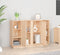 vidaXL - Dressoir - 120x35x80 - cm - massief - grenenhout