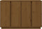 vidaXL - Dressoir - 120x35x80 - cm - massief - grenenhout - honingbruin