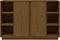 vidaXL - Dressoir - 120x35x80 - cm - massief - grenenhout - honingbruin