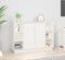 vidaXL - Dressoir - 120x35x80 - cm - massief - grenenhout - wit