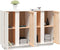 vidaXL - Dressoir - 120x35x80 - cm - massief - grenenhout - wit