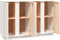vidaXL - Dressoir - 120x35x80 - cm - massief - grenenhout - wit