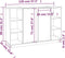 vidaXL - Dressoir - 120x35x80 - cm - massief - grenenhout - wit