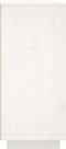 vidaXL - Dressoir - 120x35x80 - cm - massief - grenenhout - wit