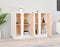 vidaXL - Dressoir - 120x35x80 - cm - massief - grenenhout - wit
