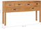 vidaXL - Dressoir - 125x30x75 - cm - massief - teakhout