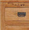 vidaXL - Dressoir - 125x30x75 - cm - massief - teakhout