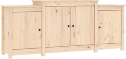vidaXL - Dressoir - 164x37x68 - cm - massief - grenenhout