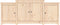 vidaXL - Dressoir - 164x37x68 - cm - massief - grenenhout