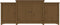 vidaXL - Dressoir - 164x37x68 - cm - massief - grenenhout - honingbruin