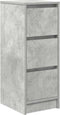 vidaXL - Dressoir - 29,5x34x76 - cm - bewerkt - hout - betongrijs